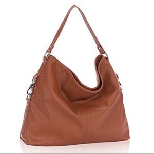 Jewell by Thirty-One Tote Cognac Woods Pebble